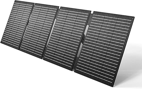 Miniatura 9 de MARBERO Panel solar portátil de 30 W, panel solar plegable de 30 W, cargador solar impermeable IP65 con salida USB y CC QC3.0 (10 conectores)