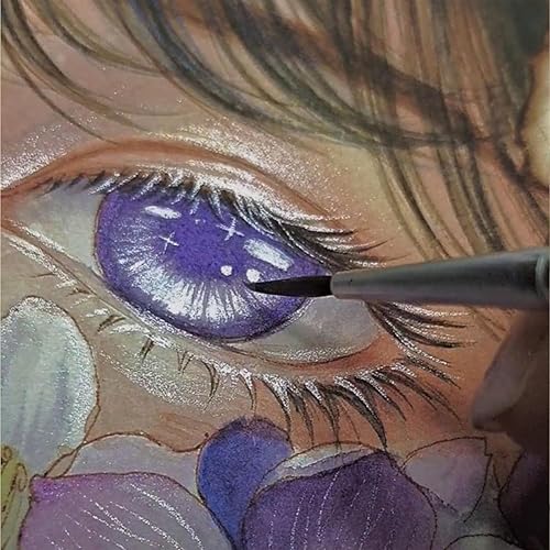 Miniatura 3 de Juego de pintura de acuarela de 20 colores, juego de pintura de acuarela metálica, pintura de acuarela nacarada, pintura de acuarela con purpurina,