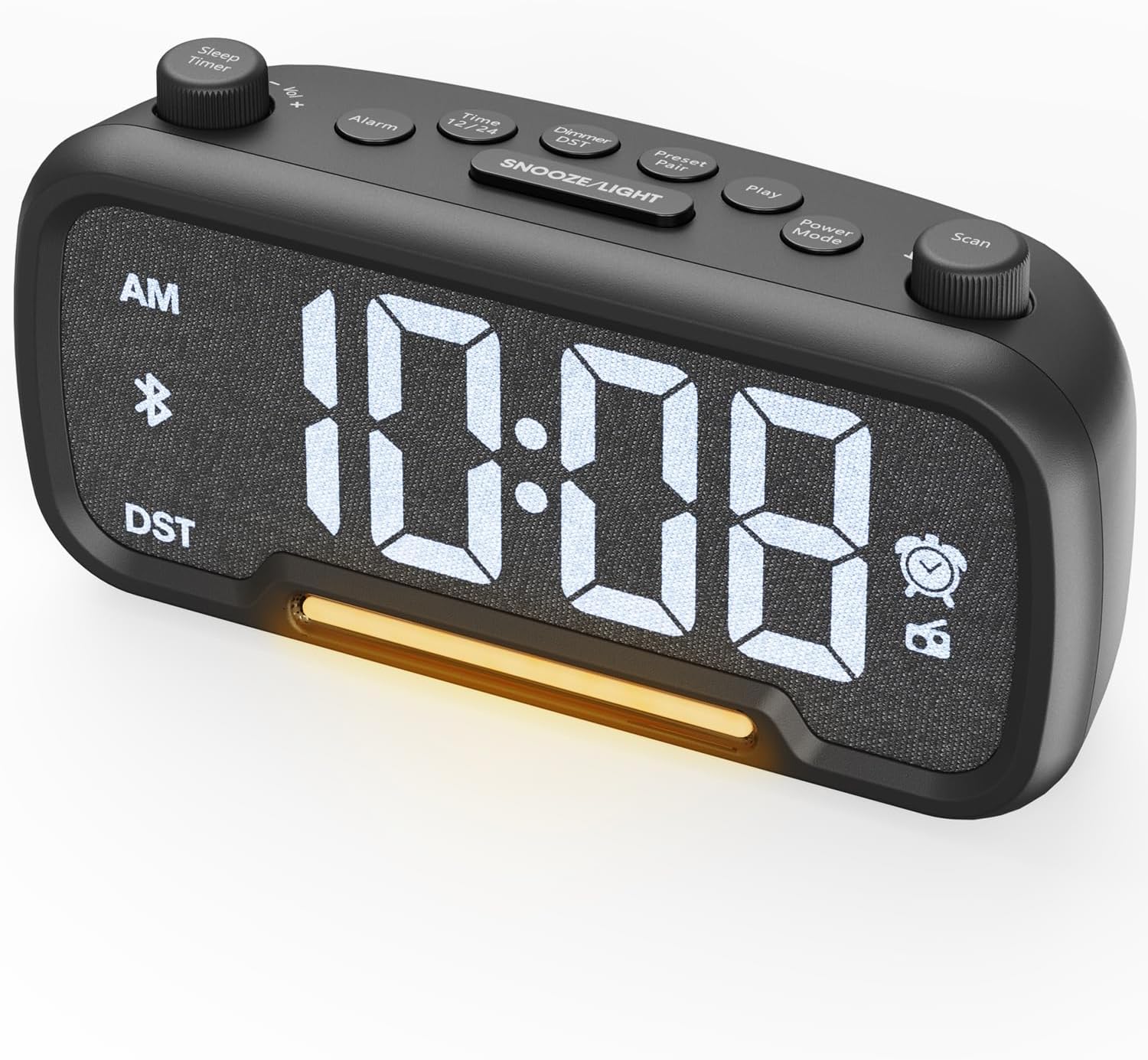 Krüger&Matz KM0813 Radio-Réveil Numérique FM/AM Avec Écran LED, Snooze Et Minuteur