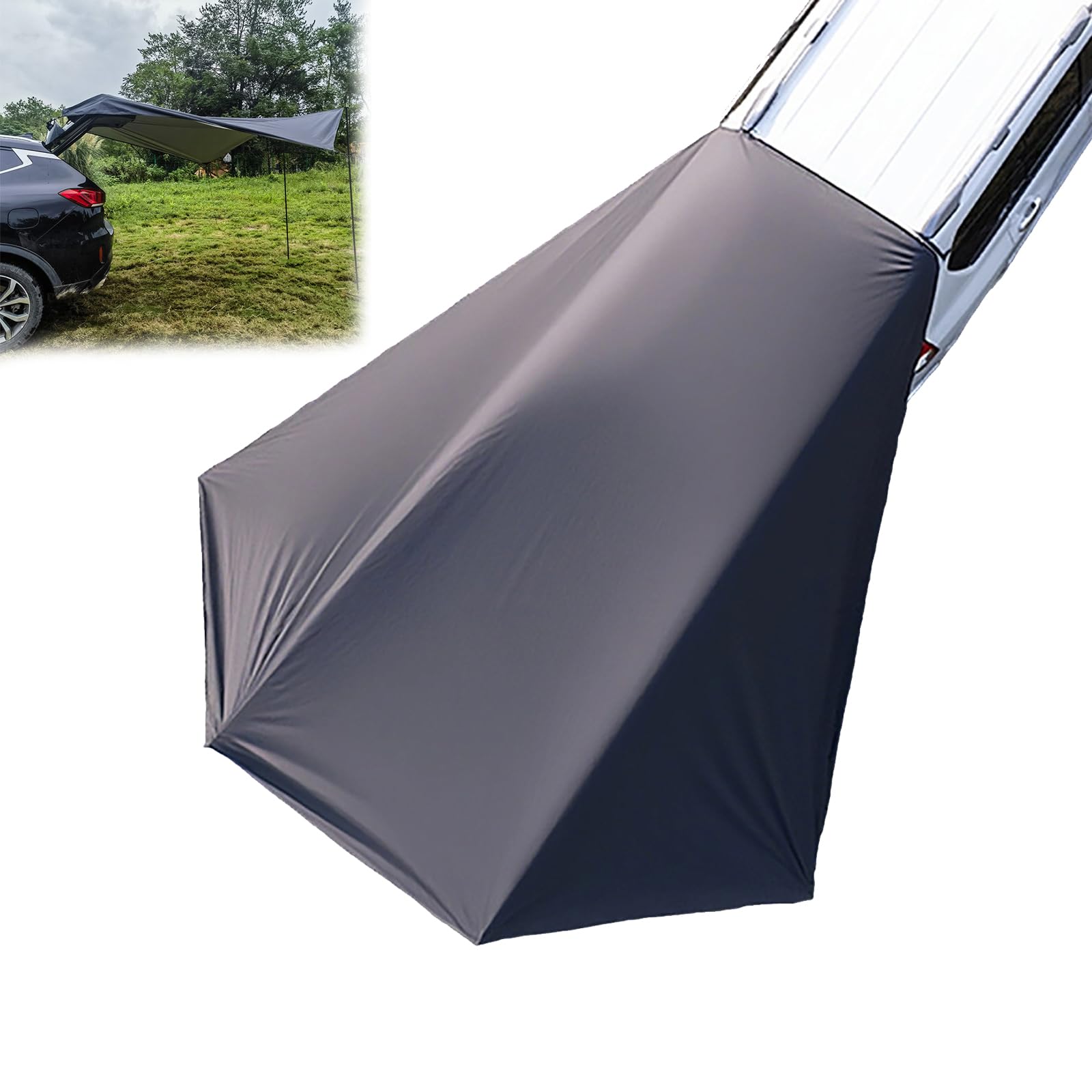 Portable Car Awning for Buick Encore GX Excelle GT HRV Excelle Park Avenue, Lightweight Outdoor Car Rear and Side Awning Shelter, Large Shade Canopy for Long-Distance Travel, Camping, Beaches
