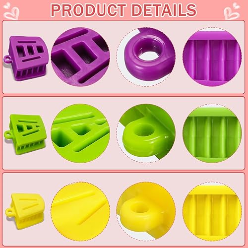 Miniatura 9 de Chengu Bloques dentales de mordedura de todos los tamaños, accesorios de silicona para niños y adultos, bloques de mordedura dental, varios tamaños