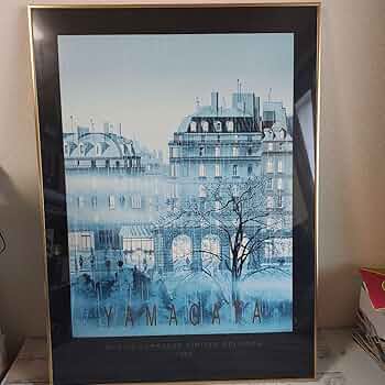 ヒロヤマガタ【レインドロップス】希少 3D シルクスクリーン ヒロヤマガタ【レインドロップス】希少 3D シルクスクリーン