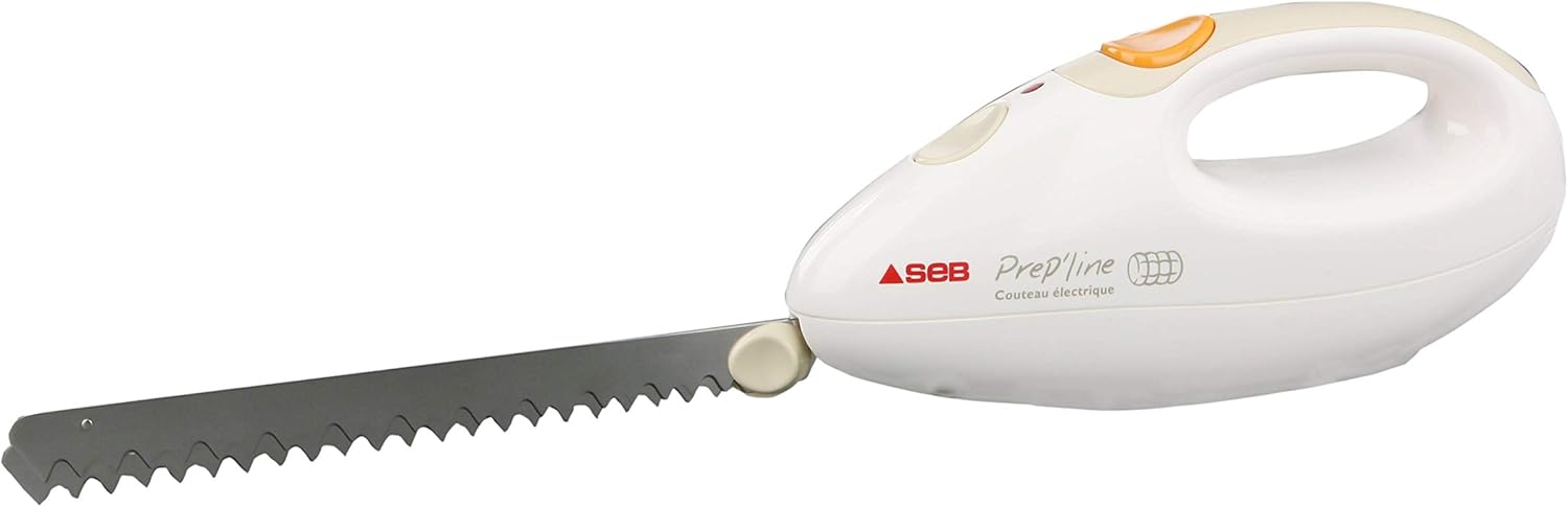 SEB Prep'Line 852301 - couteau électrique - blanc/gris | fnac Belgique