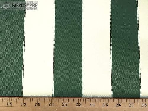 Miniatura 6 de Lienzo impermeable para exteriores con bordes de 60 pulgadas de ancho, tela vendida por The Yard (blanco aguamarina, borde de 2 38 pulgadas)