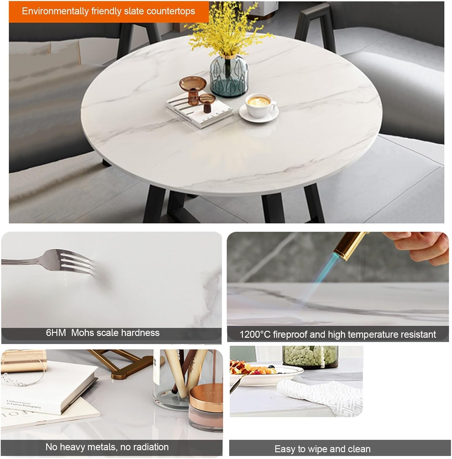 Office Reception Room Club Table and Chair Combination, Coffee Table and Chair Set,Round Dining Table Set,Small Conference Table, Negotiation Table, Modern Style Furniture (Color : N)