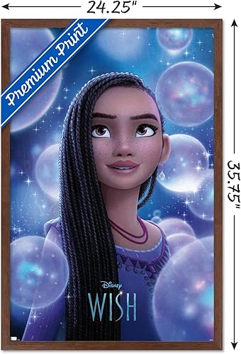 Vista 8 de Trends International Disney Wish Asha - Póster de pared de una hoja Paquete de póster y clip