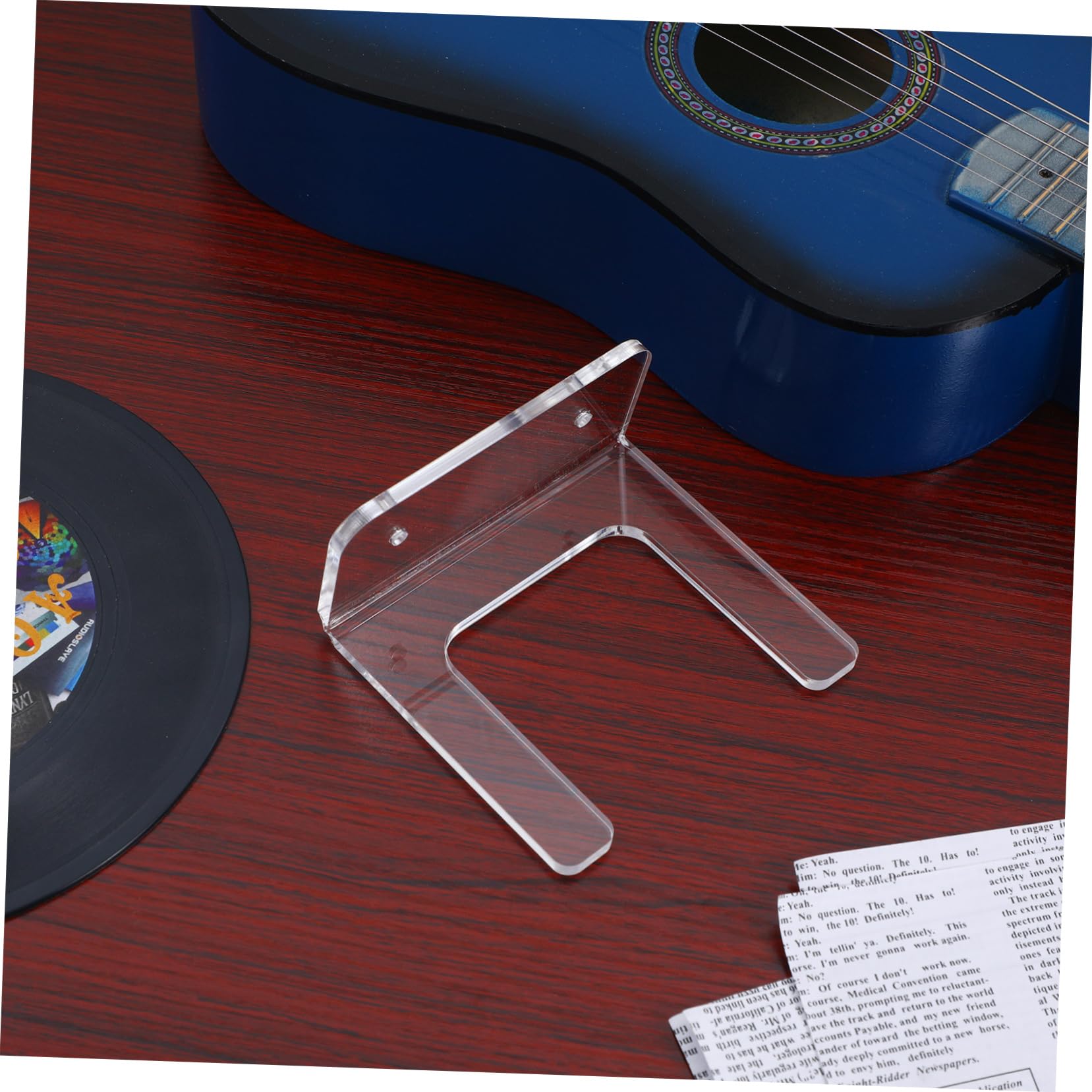 ibasenice 9sets Gancio Da Muro Per Chitarra Acrilico Trasparente Supporto Elegante Per Strumenti Musicali Corda Facile Installazione e Versatile Per Chitarre e
