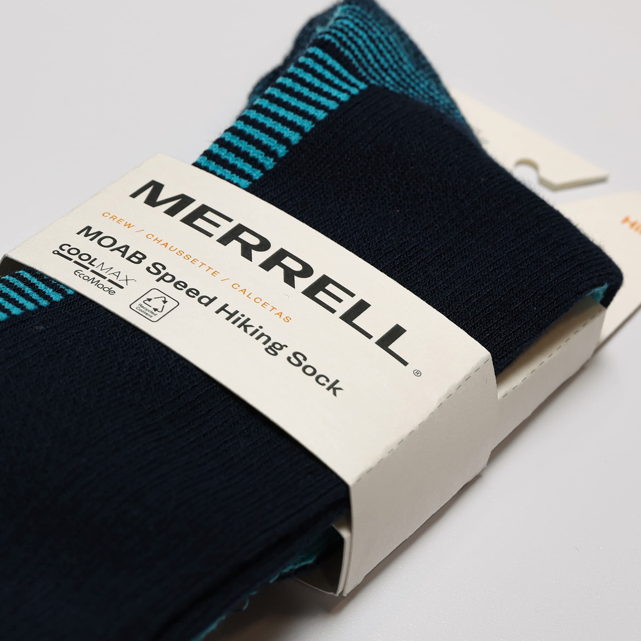 Merrell Moab Speed Lightweight Hiker Crew Calzini Unisex-Adulto