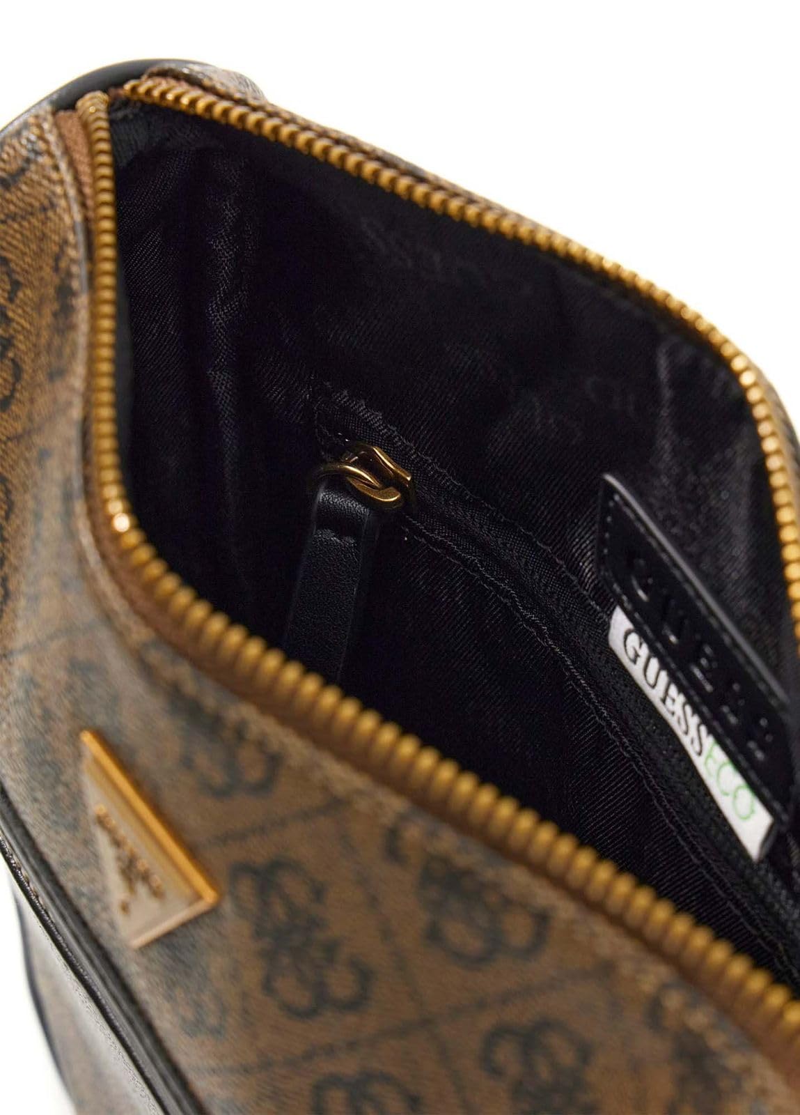 GUESS Milano Crossbody Bag 2 Kawa jasnobrązowa torba na ramię