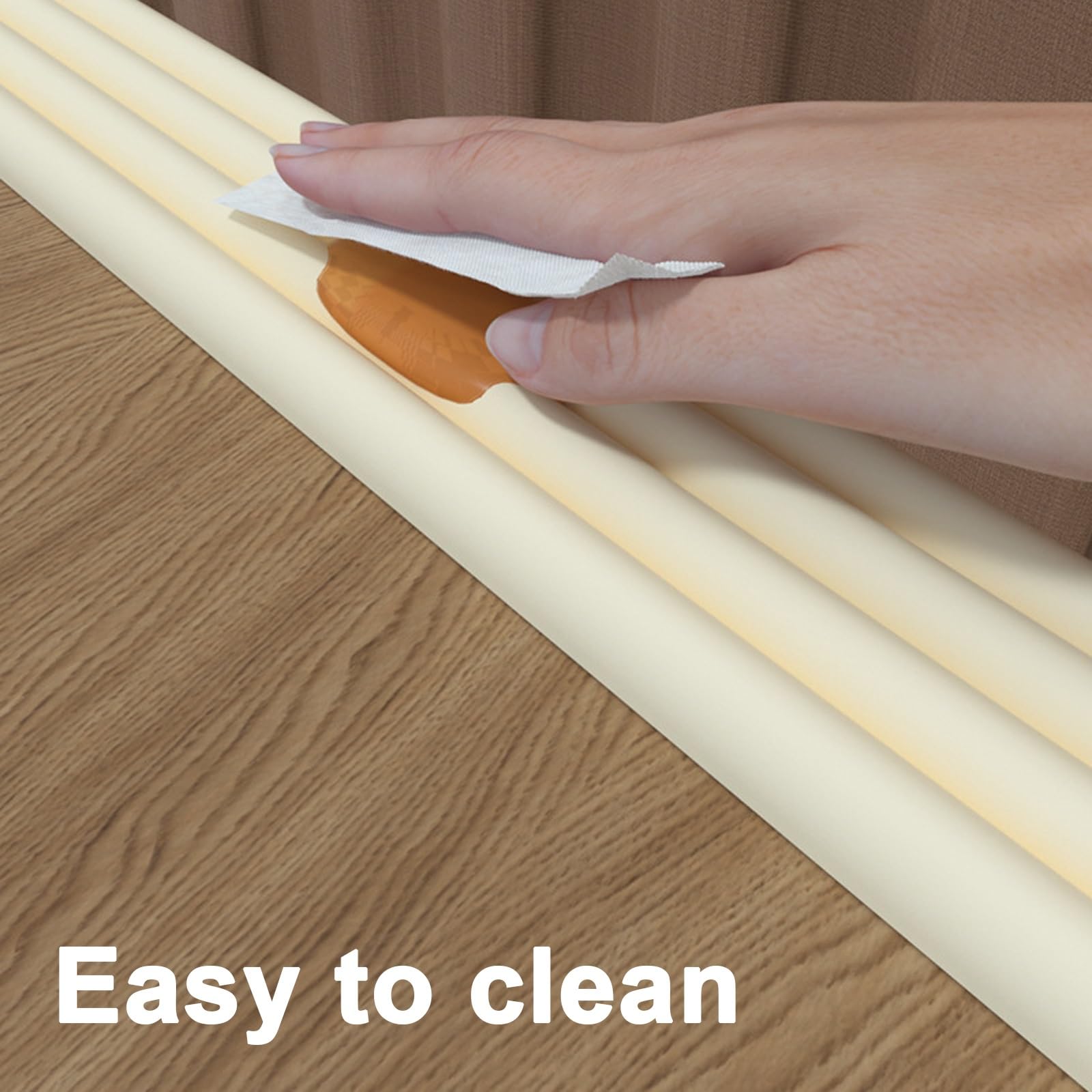 Protectores de bordes de espuma, protector suave de 6 pies para mesa, escritorio, cama, armarios, fácil de instalar, seguridad infantil
