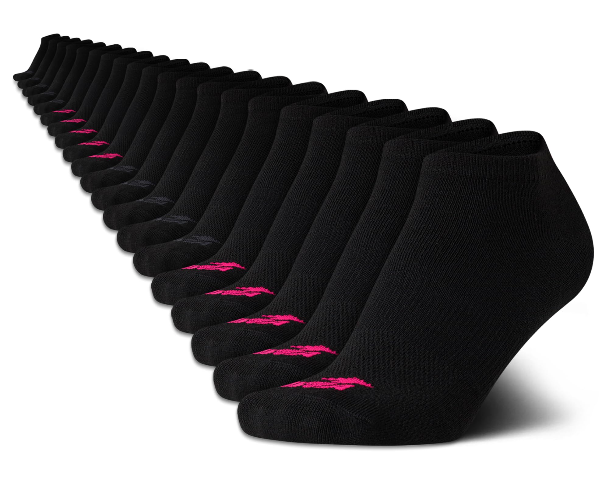Avia Women's Low Cut Socks - 20 Pack Cushion Comfort No Show Socks - Athletic Socks for Women (Size 4-9, Extended: 9-12)