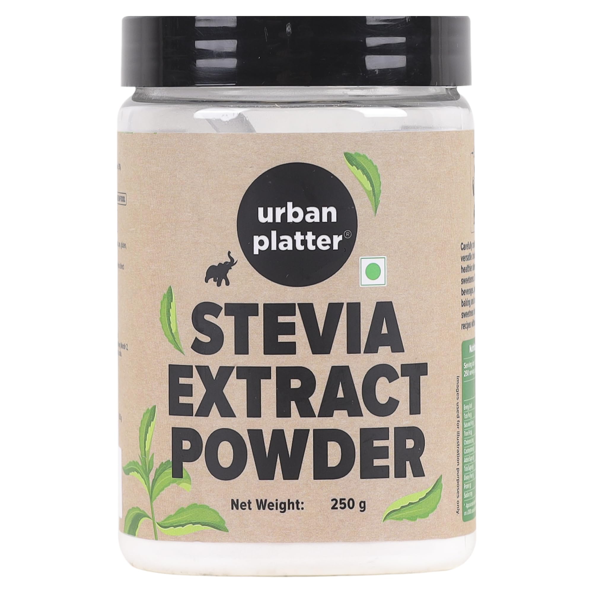 Urban Platter Stevia Extract Powder, 250g / 8.8oz [Zero Calorie Sweetener] (B07Q1J4475) Amazon Price History, Amazon Price Tracker