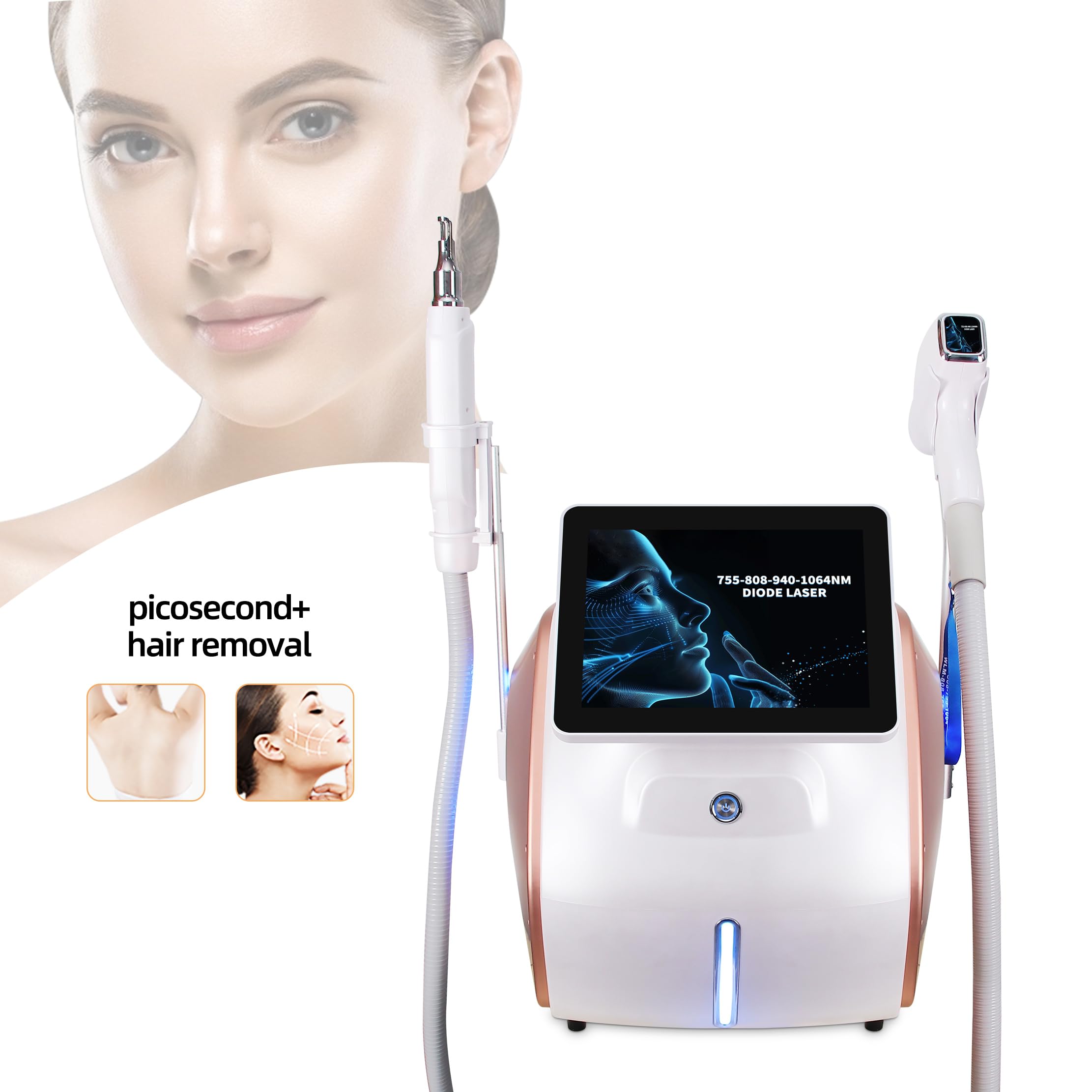 Diodo Laser Removal & Macchina di rimozione del tatuaggio Picosecond