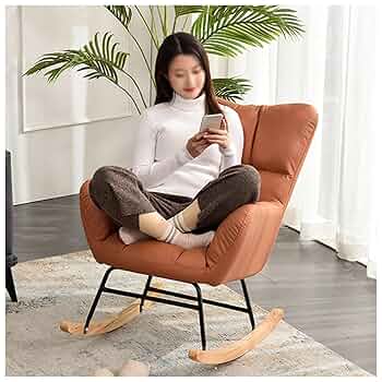 Amazon｜ゆらゆら 揺れる椅子, 高い背もたれ、肘掛け