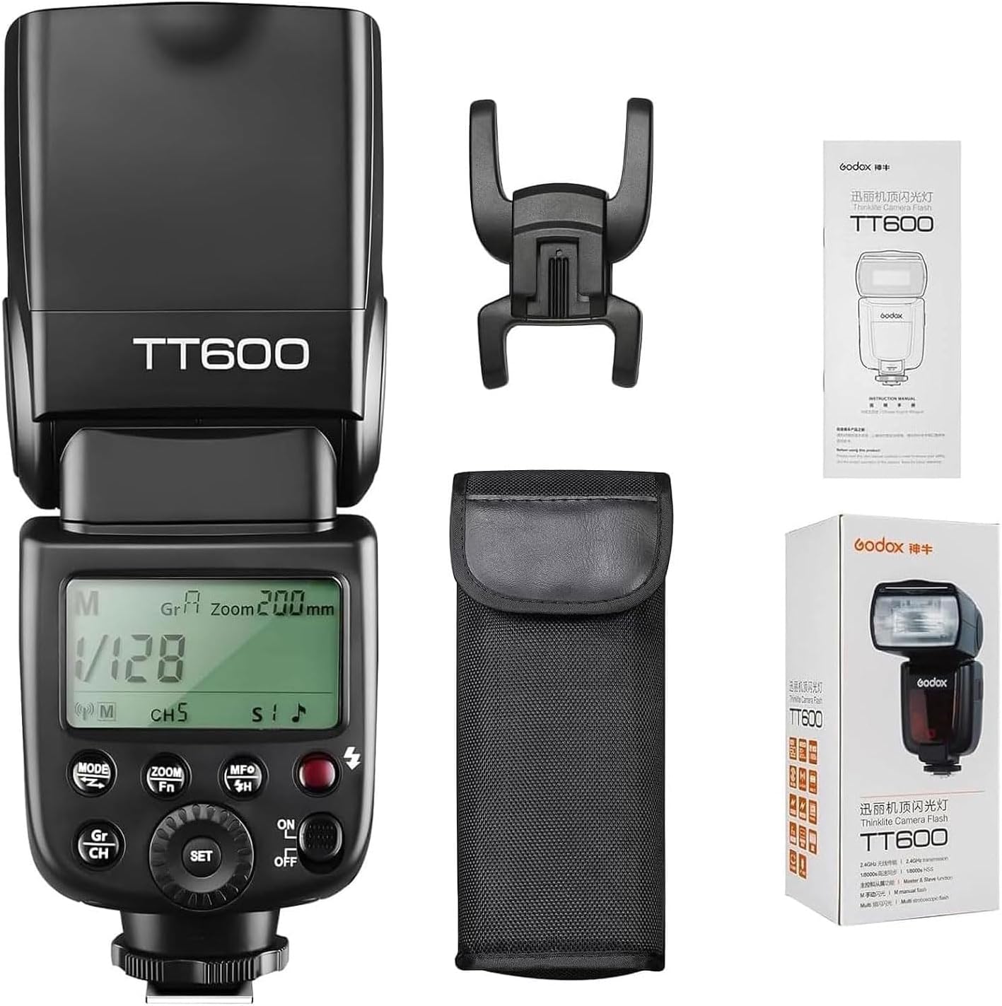 TT600 Thinklite Flash, GN60 2.4G Wireless Camera Flash Speedlite