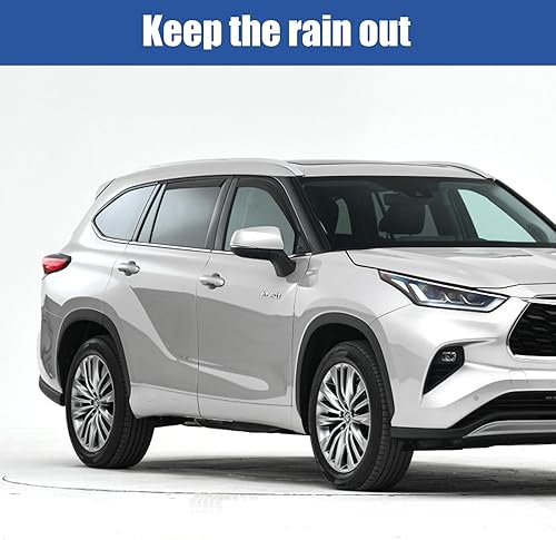 Miniatura 2 de in Channel Ventvisor - Protectores de lluvia compatibles con Toyota Highlander 2020-2023  Viseras de protección contra la lluvia de ventana en el