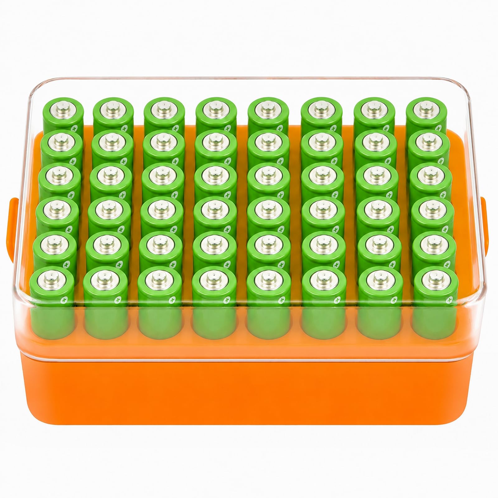 ALCYON Plastic Battery Storage Organizer for 48 AA Batteries