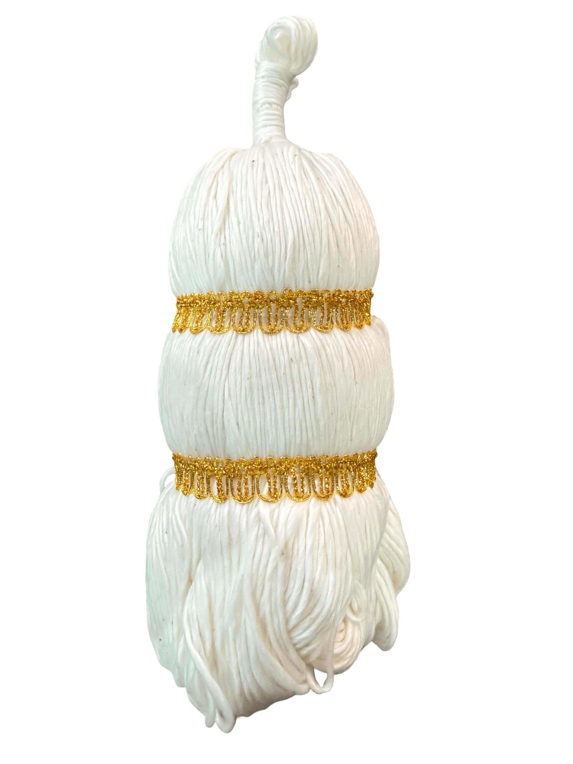 SuperWicks - One Lakh Diya Wicks | Laksha Batti | Deepada Batti | Cotton Deepam Wicks | Laksha Vattulu | A++ Grade | Long Flame, Height: 24 Cms, Width: 10 Cms, 1 Pc-image-42