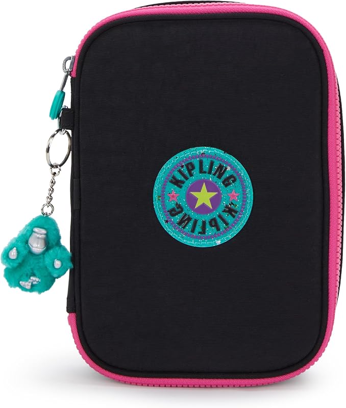 Necessaire Kipling 100 Pens com 26 divisórias elásticas