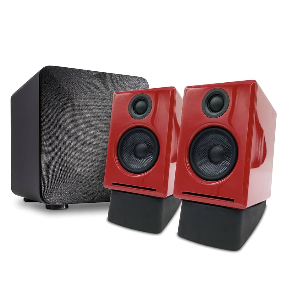 Amazon.com: Audioengine A2 Red Computer Speakers with 210W