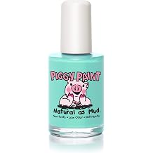 Piggy Paint Nail Polish, Non-Toxic, Natural - Sea Ya Later Sea Foam Green
