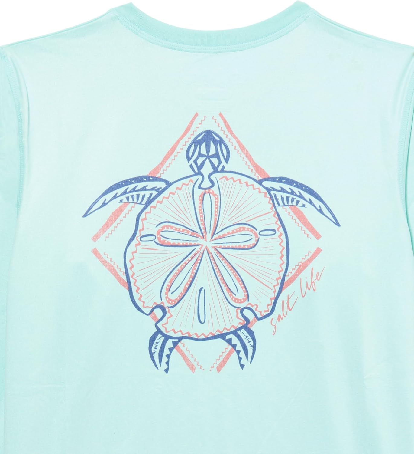 Salt Life Girls' Turtle Diamond Youth Long Sleeve Performance Fit Shirt - Image 4