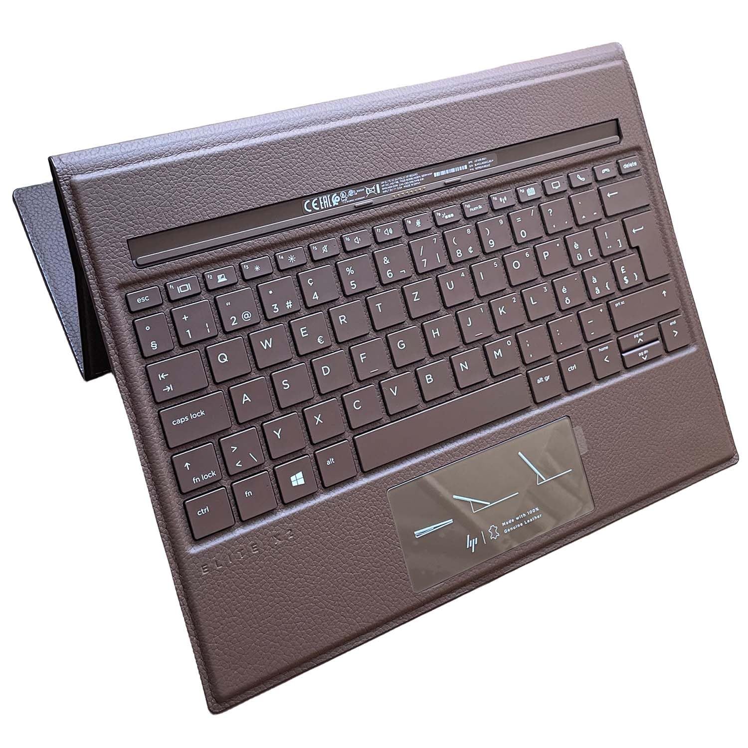 YIJIATech® for HP Elite X2 G4 Folio Keyboard HQ-TRE,71025 BOEBLINGEN,Germany RMN,HSN-C01K L67435-051 5ZP6ZAV#ABF (Brown for HP Elite X2 G4 Folio Keyboard SW)