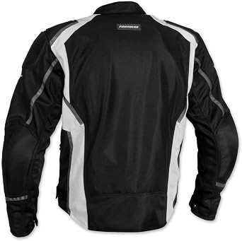 Firstgear Mesh-Tex Men's Black/Silver Jacket - Small