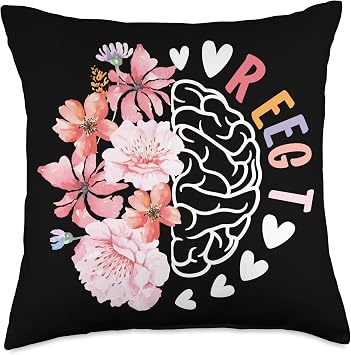 R EEG T EEG Tech EEG Technician Appreciation Throw Pillow