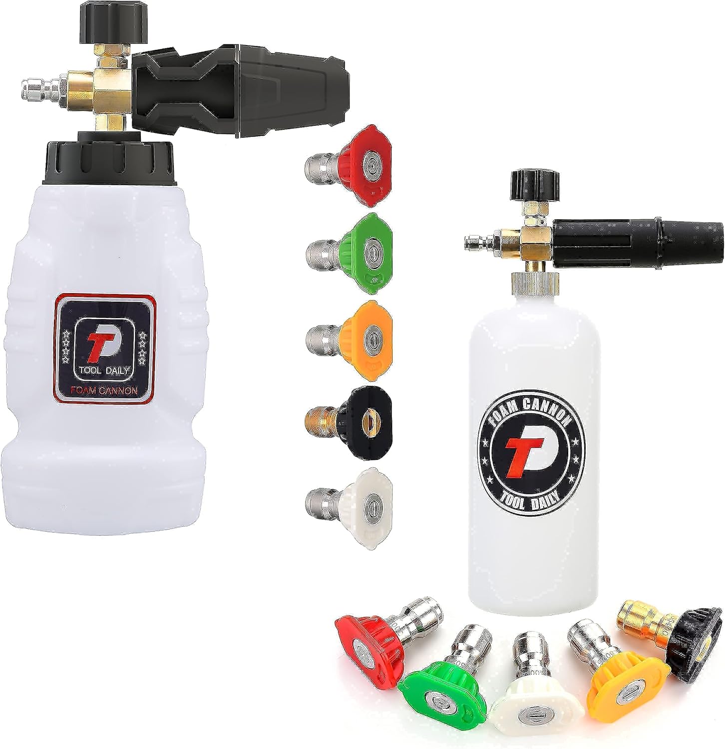 Tool Daily 2 pieces Foam Cannon with 1/4 Inch Quick Connector