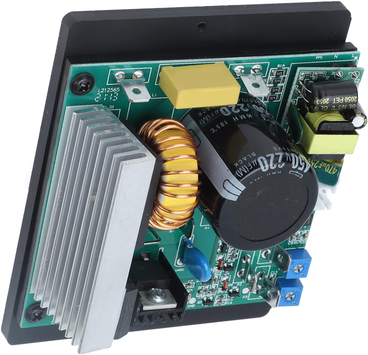 BTER Lathe Control Board, AC110/240 Mini Universal Electronic Motor Circuit Boards with Overload Protection, Replacement Easy to Install Lathe Speed Controller for Househould DC 0-180V Output
