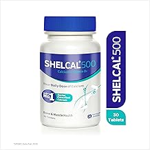 Shelcal 500 - Bottle of 30 Tablets
