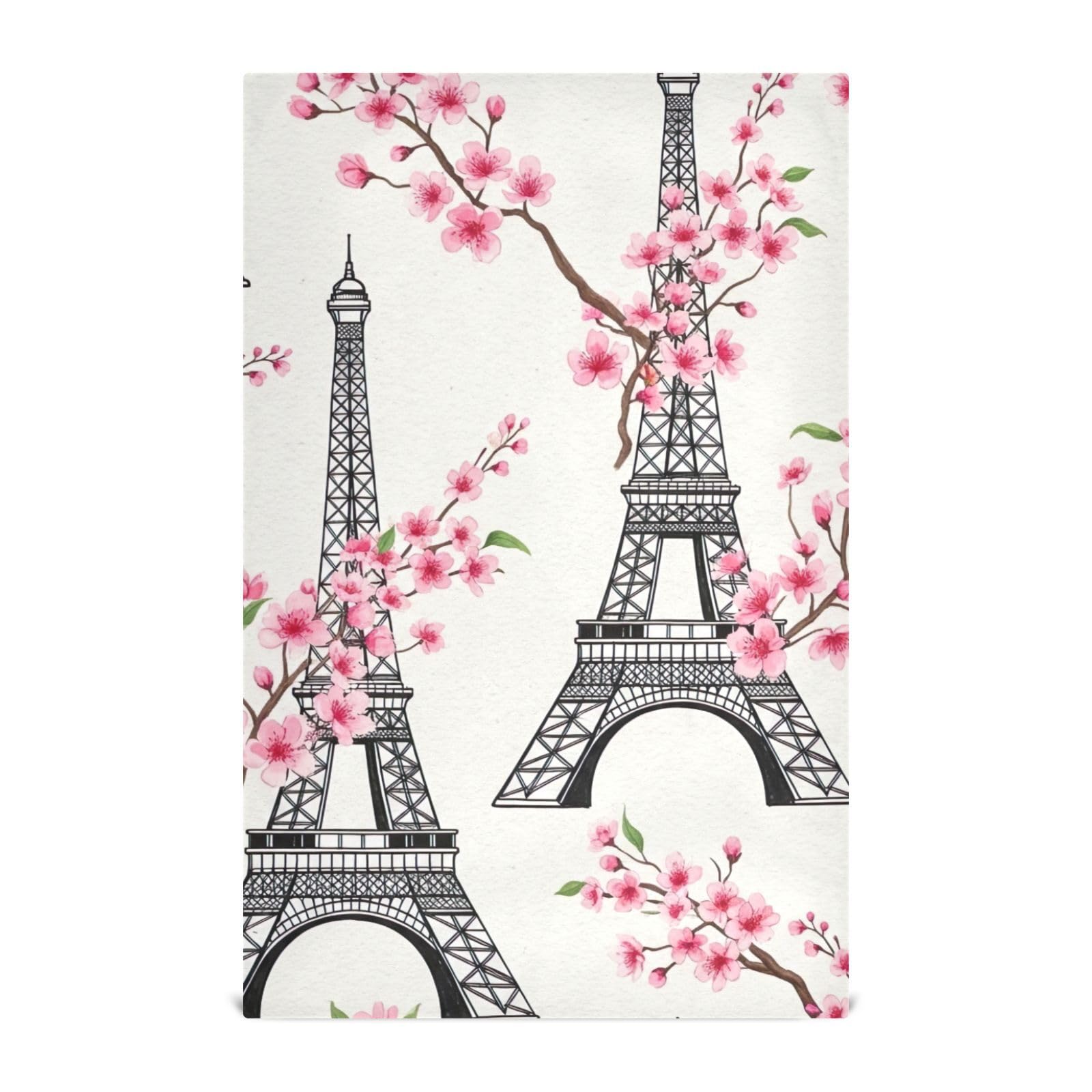Torchons décoratifs GAIREG pour embellir la cuisine avec le motif fleurs roses