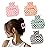 Bmobuo Checkered Hair Claw Clips - 4 PCS, 2 for Thin Hair, 2 for Thick Hair, Cute Clips for Women