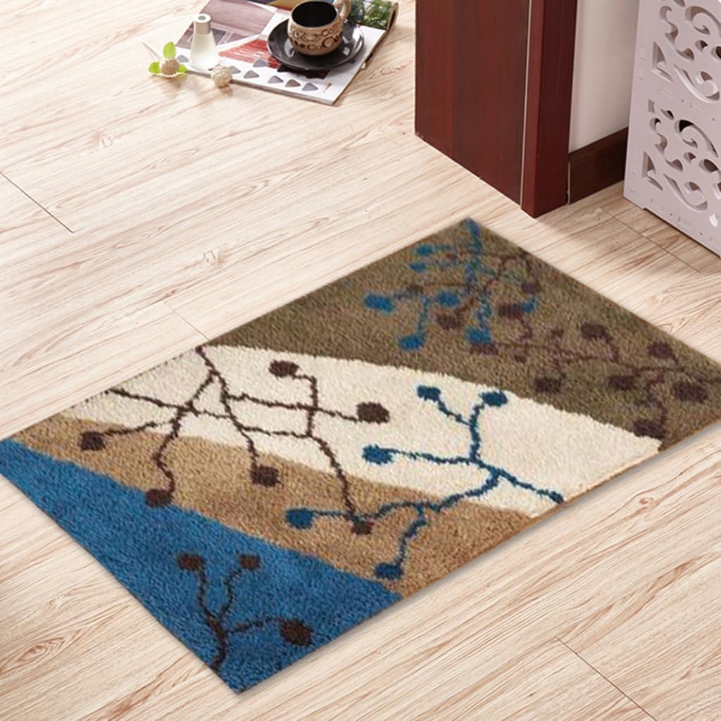 KBOLAE Funny Latch Hook Rug Kit Handmade Carpet Mat Crafts Autumn