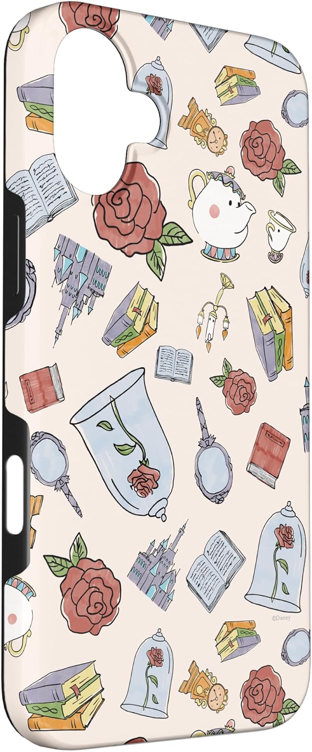 Disney Beauty and The Beast Enchanted Castle Print Case for iPhone 16 Plus - Image 3