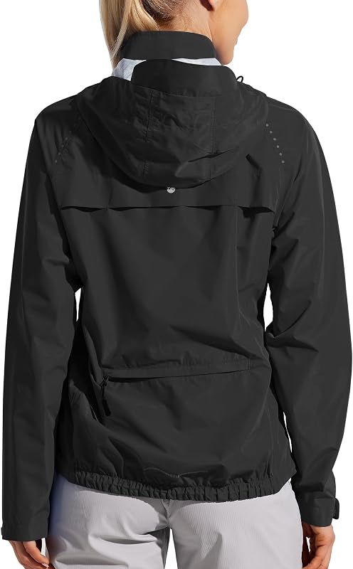 Willit Chaquetas de ciclismo para mujer, chaquetas resistentes al viento y a la lluvia, cortavientos ligero, campera de senderismo para bicicleta, plegable con capucha