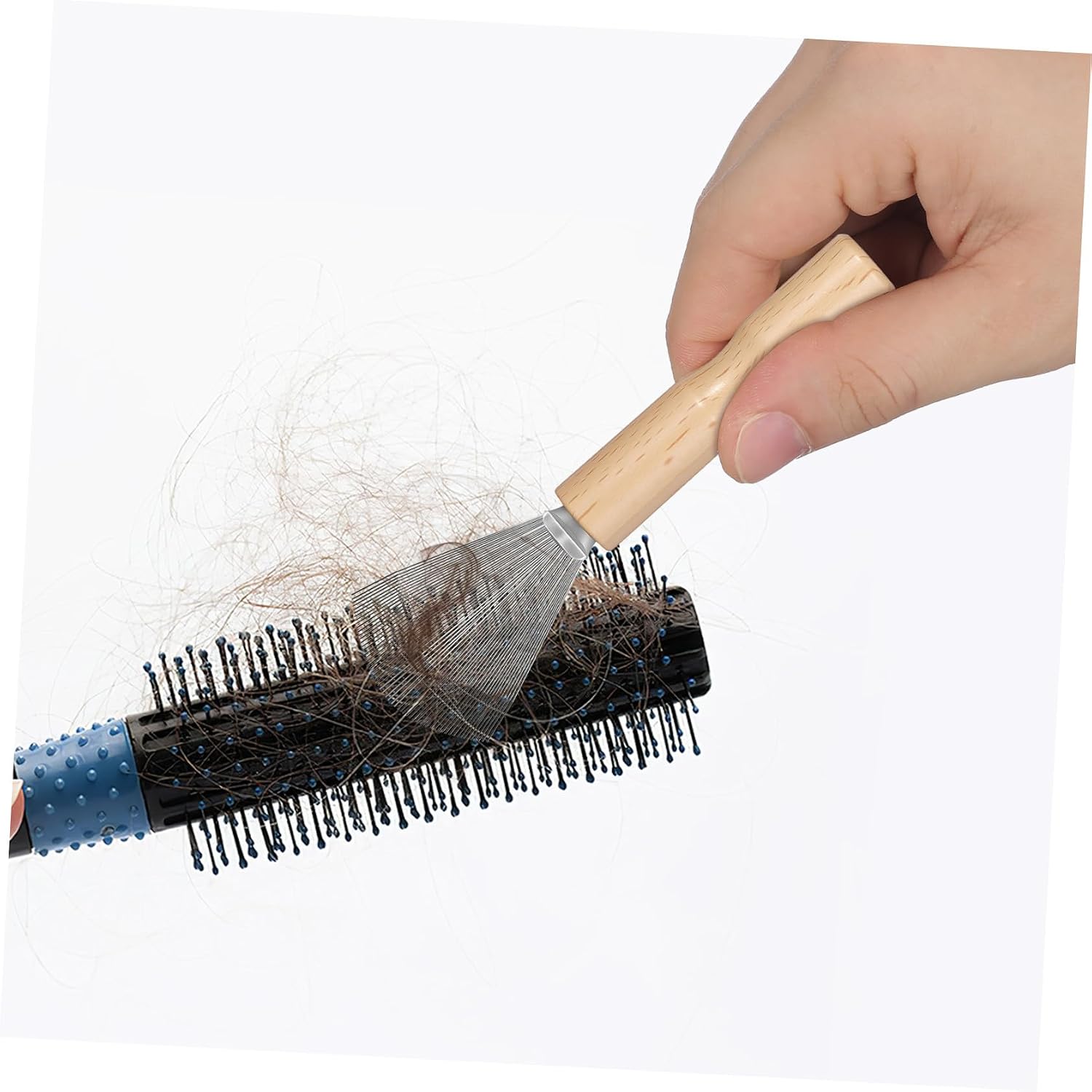 Baluue 3pcs Comb Hair Cleaning Tools Hair Brush Cleaner for Home and Salon Use