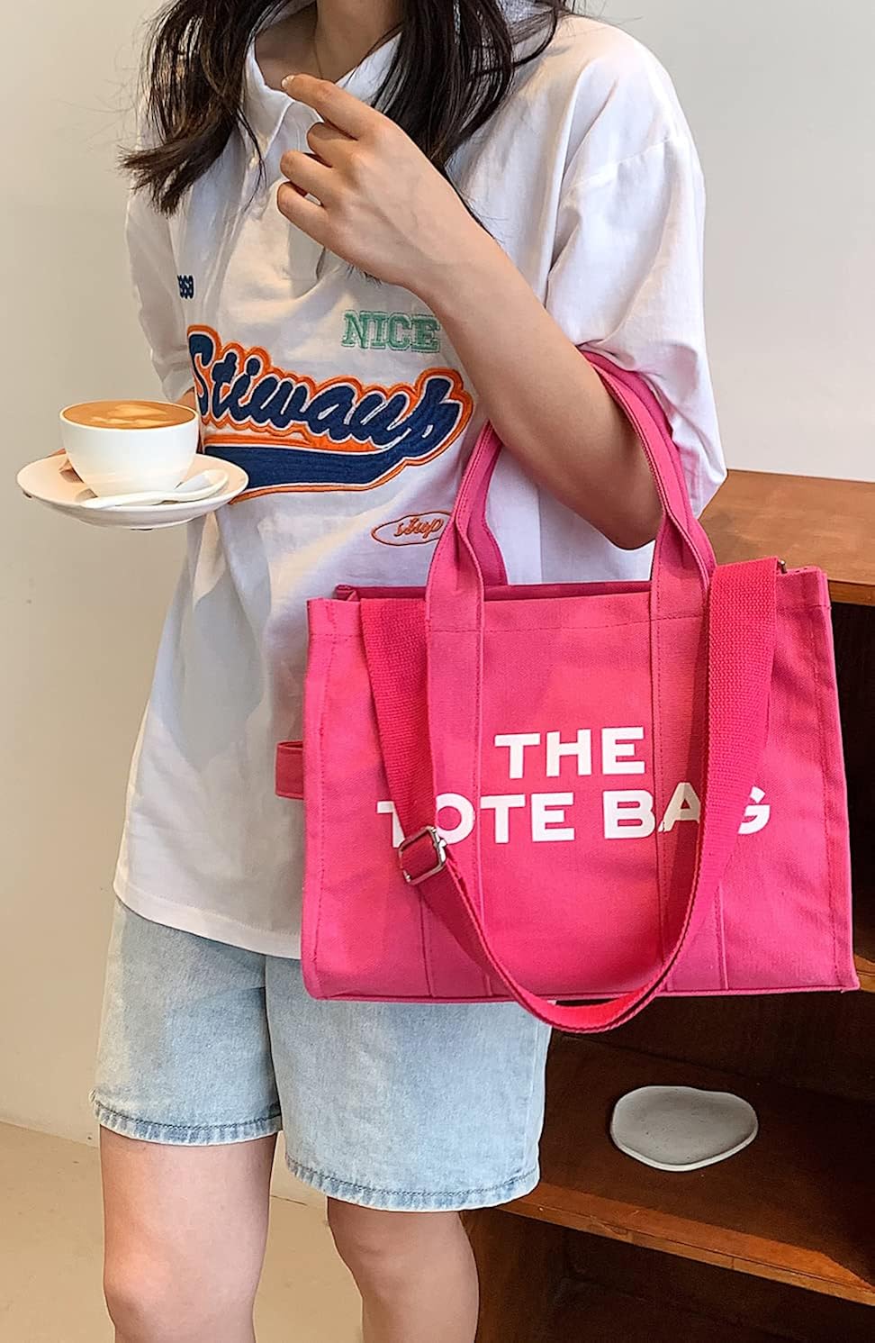 Miniatura 2 de SANMADROLA Tote Bag for Women, Travel Canvas Tote Bags for Women