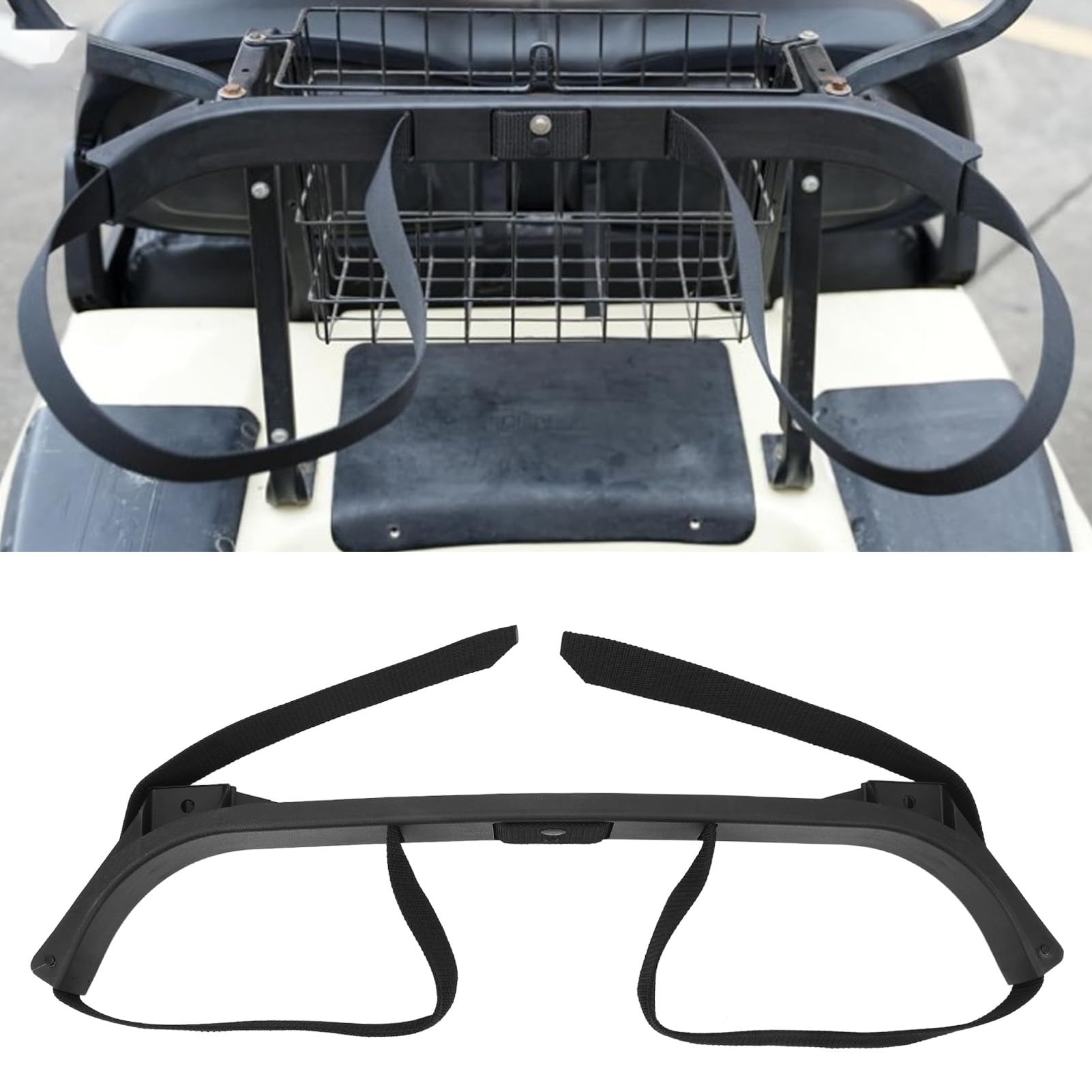 Aramox Support de Sac de Siège Arrière pour Voiturette de 1013935, Support de Sangle en Nylon et Plastique pour Voiturette DS à et électrique