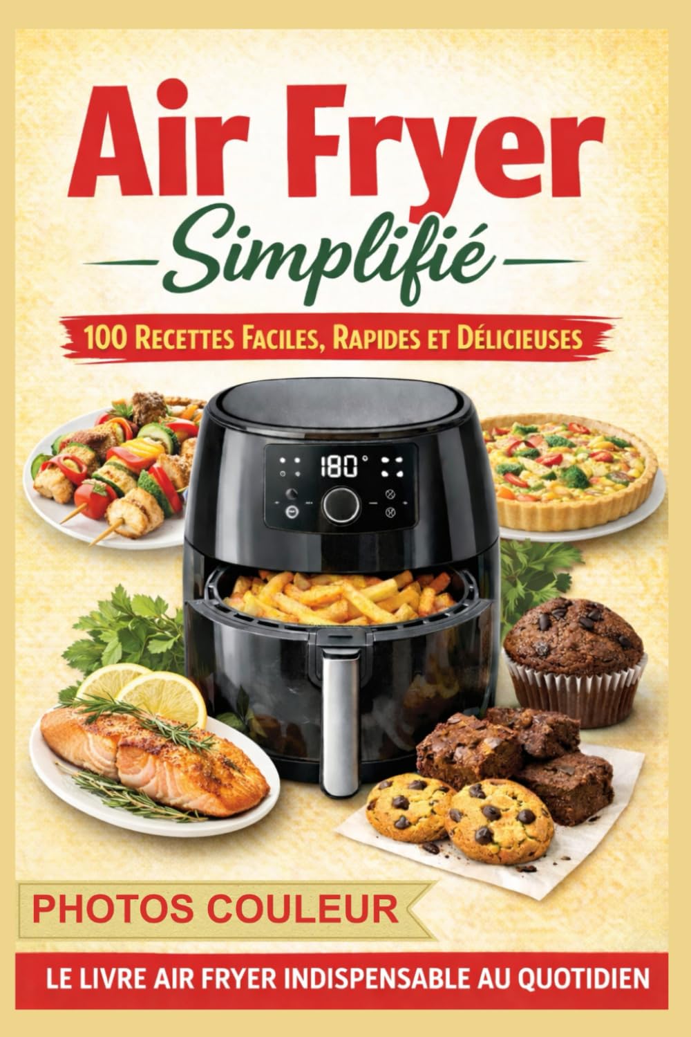 Air Fryer Simplifié: Livre de recettes Air Fryer 100 recettes faciles des plats et desserts variés