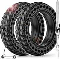 2 PCS Ruedas Macizas Patinete 8,5 Pulgada Compatible Con Xiaomi Pro 2 / M365 / M365 Pro / 1S / Essential, 8 1/2 X 2 Rueda Maciza De Repuesto Antipinchazo Para Ruedas Patinete Electrico
