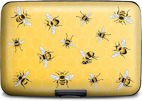 Monarque RFID Secure Armored Wallet, Mary Lake-Thompson Bees