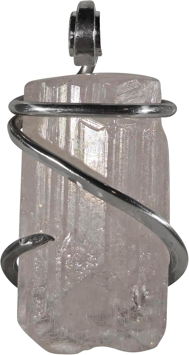 Kunzite Pendant Necklace 925 Sterling Silver by Isabella Roth