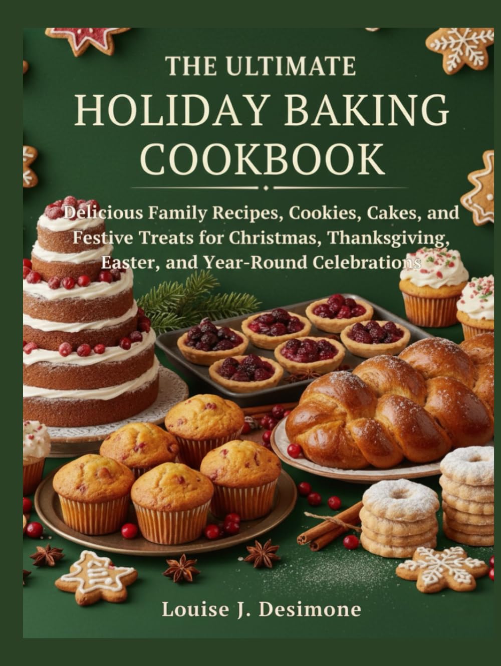 THE ULTIMATE HOLIDAY BAKING COOKBOOK: Delicious Family Recipes, Cookies, Cakes, and Festive Treats for Christmas, Thanksgiving, Easter, and Year-Round Celebrations