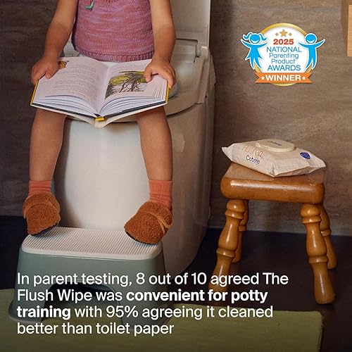 Miniatura 5 de Coterie Toallitas desechables para pieles sensibles, hipoalergénicas, 99% de agua, fibras a base de plantas, alcantarillado + séptico seguro para