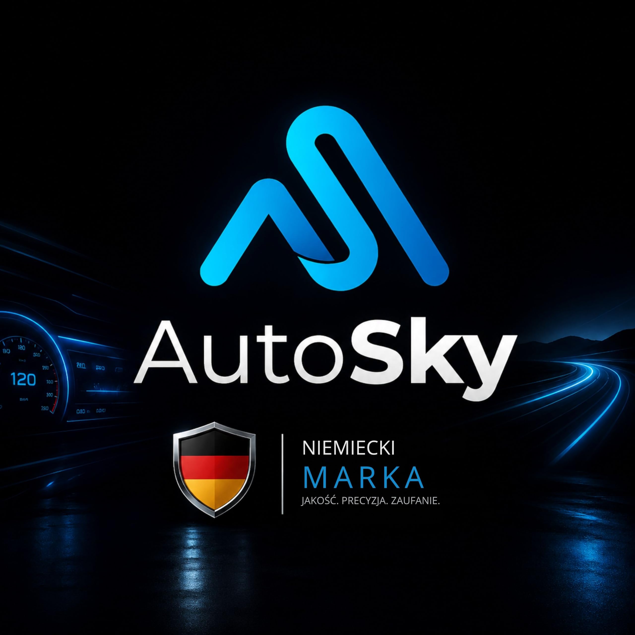 AutoSky Bezprzewodowe CarPlay i Android Auto AI Box Lite do fabrycznych przewodowych samochodów CarPlay - obsługuje Netflix YouTube i Gmail - Go Wireless ze wszystkimi funkcjami Wired CarPlay i