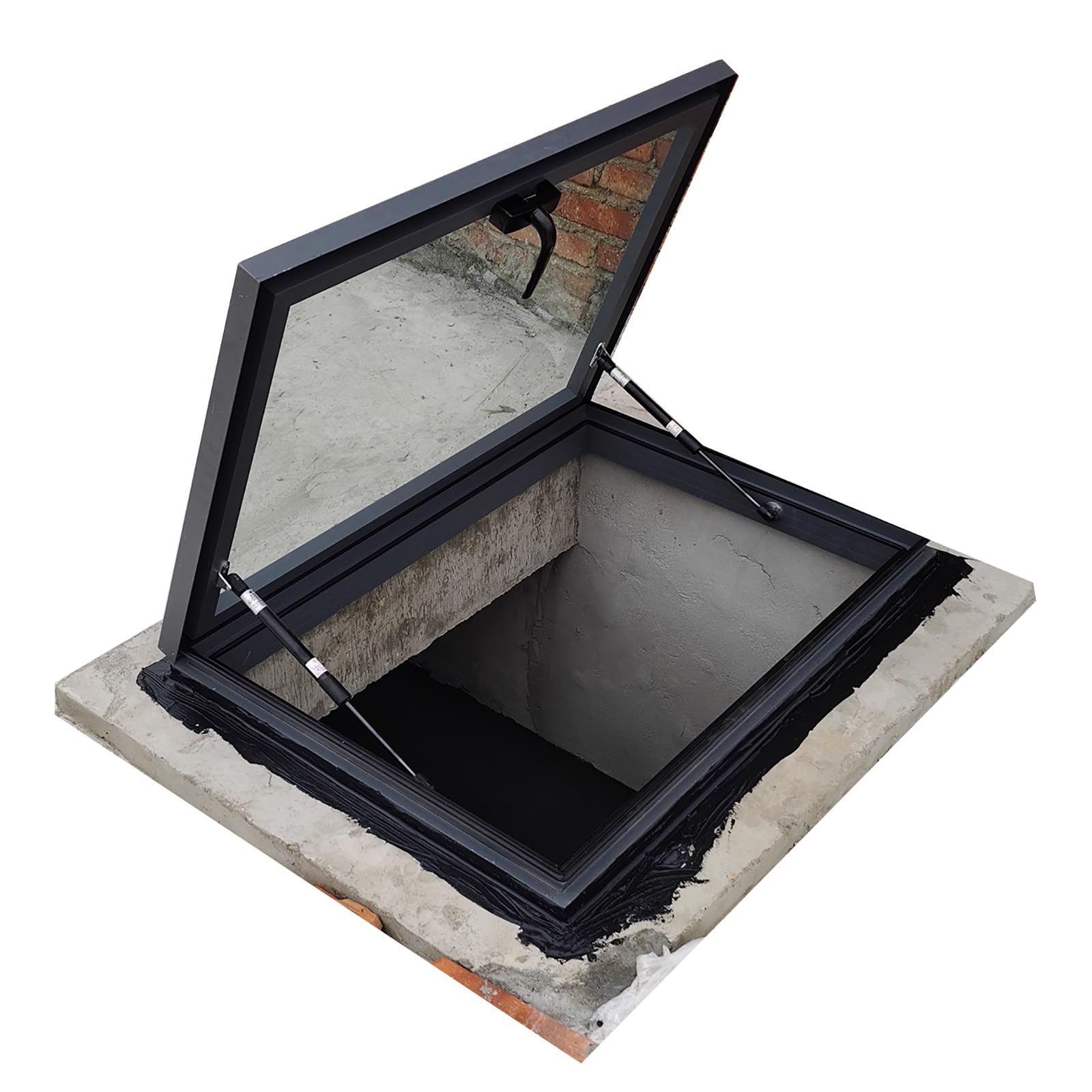 Puits de lumière personnalisable 65x65 pour sortie de secours
