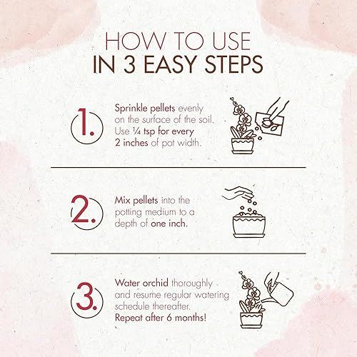 Miniatura 4 de Alimento para plantas de orquídeas (5 onzas, más de 50 aplicaciones)  Pellets de fertilizante para orquídeas en macetas  Nutrientes de liberación