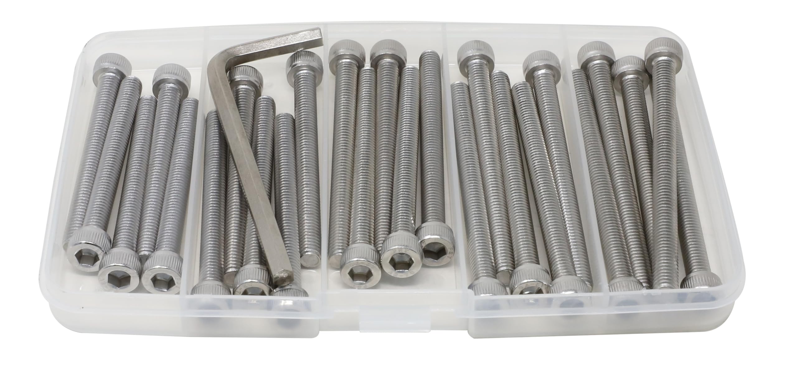 Uxcell® M5x18mm 304 Stainless Steel Hex Key Bolt Socket Head Cap Screws 20pcs - View #12
